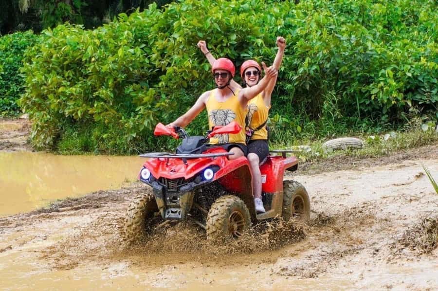 Phuket: Old Town + ATV 30Min Zipline 15Pform + Night Market - Fifteen Zipline Platforms Above the Trees