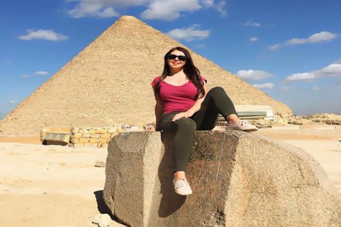Private Day Tour to Giza pyramids Egyptian Museum Alabaster Mosque and Khan Market from Cairo - The Great Sphinx and its powerful profile