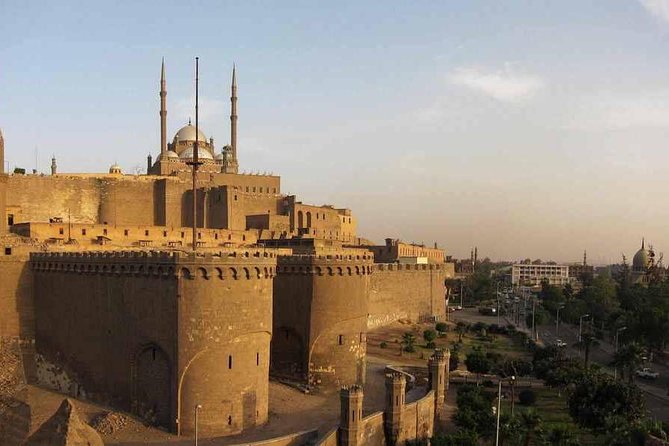 Private Tour To Egyptian Museum, Mosque Of Mohamed Ali & Khan Al Khalili Market - Salah El Din Citadel: Cairo from the Moqattam hills