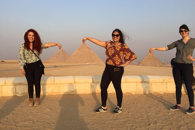 Pyramids of Giza,Egyptian Museum & Khan El Khalili Bazaar day tour - At the Giza Plateau: Cheops, Chephren and Mykerinus