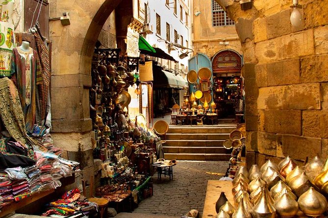 Pyramids of Giza Egyptian Museum Sphinx and Khan El Khalili Bazaar - Khan El Khalili: Cairo’s market after the monuments