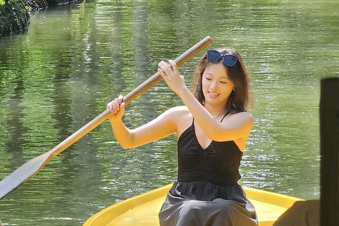 Railway Market, Floating Market and After the Rain Cafe - Taking the motor boat through Damnoen Saduak