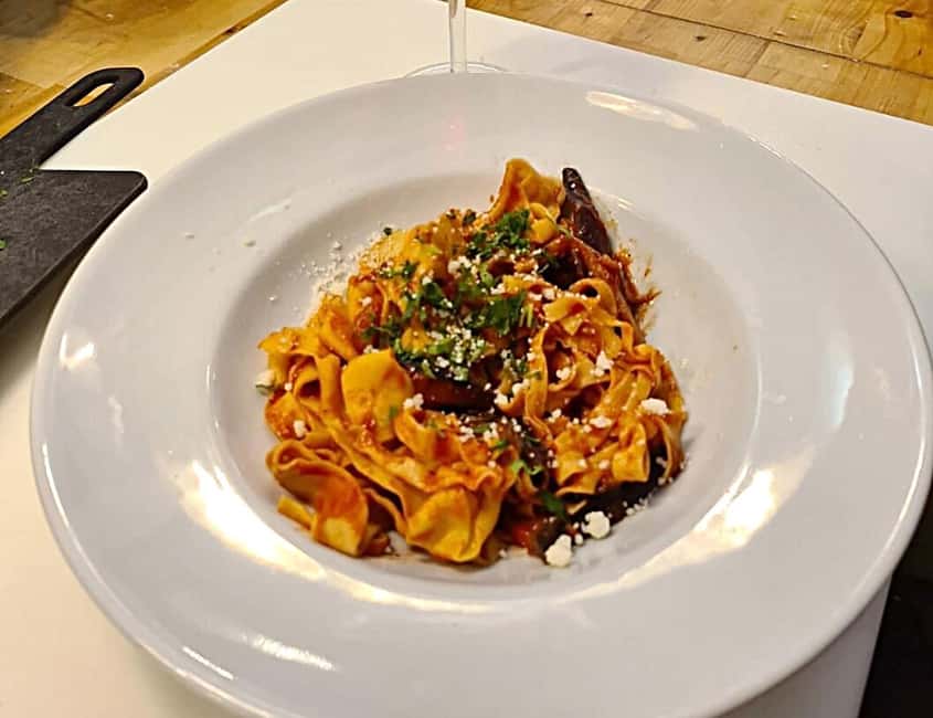 Rome: Pasta Cooking Class with Market Visit and Wine - Lunch, wine, coffee, and limoncello