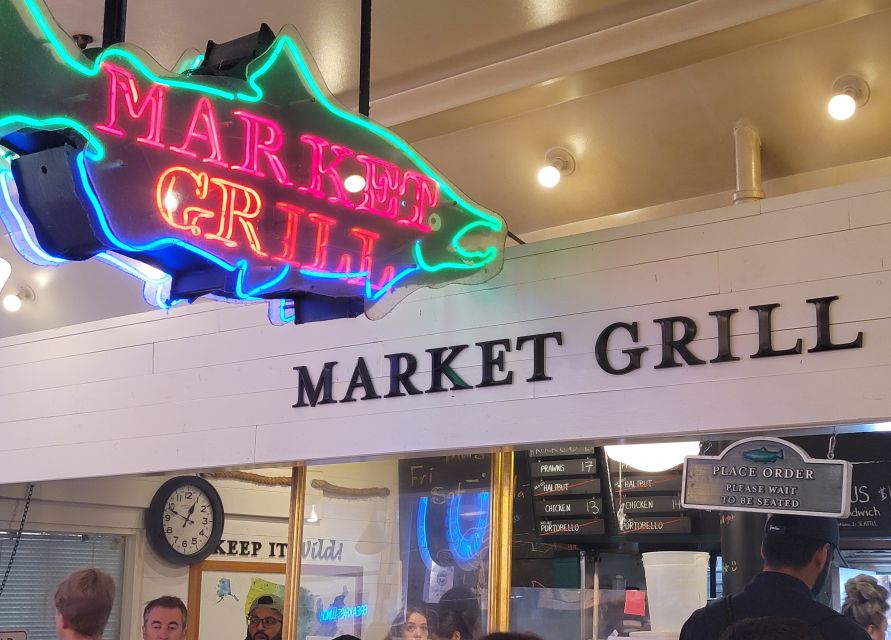 Seattle: Pike Place Market Seafood Tasting Tour - Smoked scallops and the original fish vendor