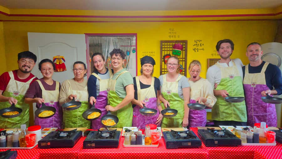 Seoul: Korean Cooking Class at a Local Home and Market Tour - Four dishes, four useful lessons