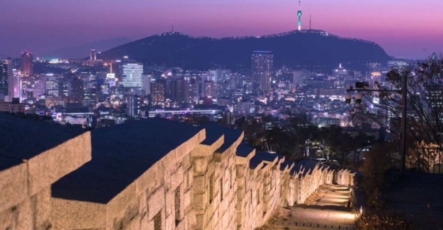 Seoul: Nighttime Tour of Palace, Market, Naksan Park & More - Gwangjang Market for dinner and souvenirs