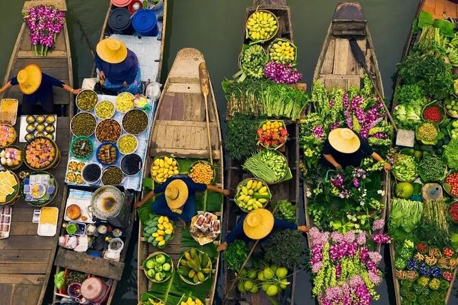 Small Group Railway Market and Floating Market - Cruising through Damnoen Saduak’s canals