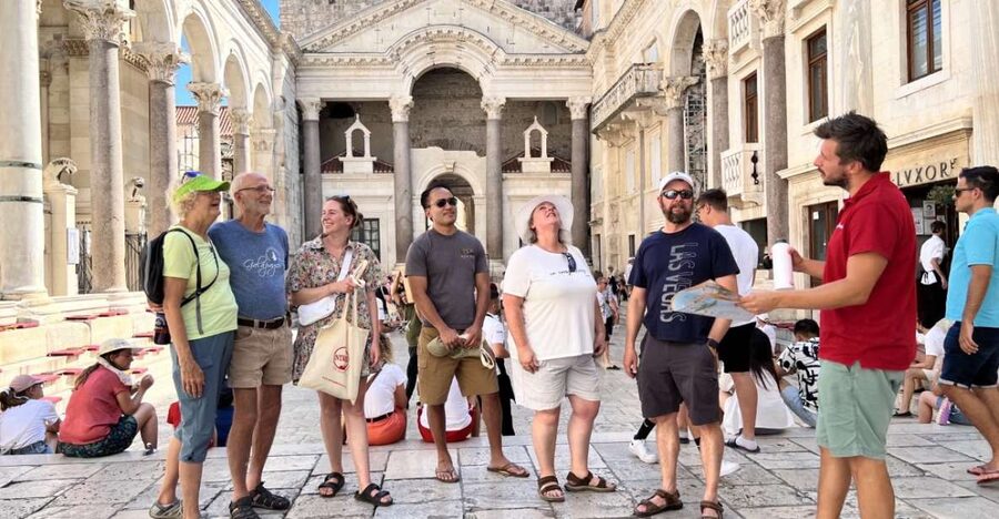 Split: Private Roman History & Market Tour - Meeting at the Riva promenade