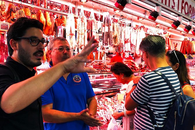 Tasty Barcelona Street Food Tour With Local Market Visit - Roman columns and cheesecake at Patisseria Santa Clara