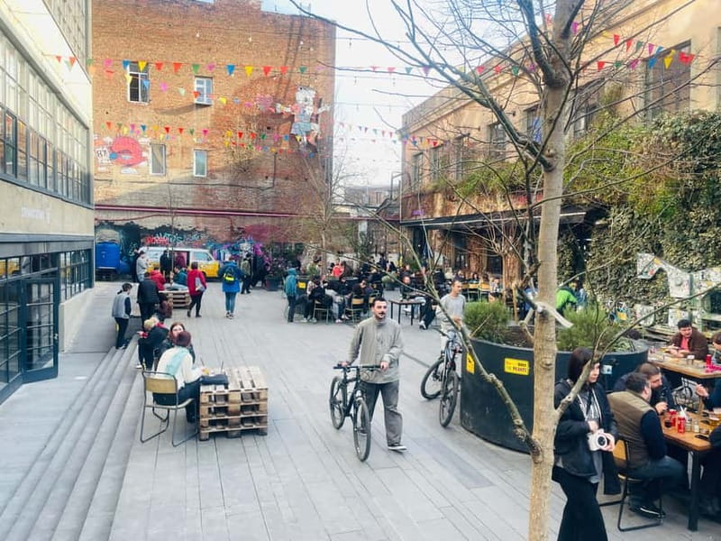 Tbilisi: Street Art & Dezerter Bazaar Tour w/ Tastings - Fabrika: a creative starting point