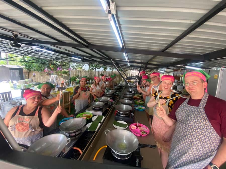 Thai Cooking Class with Market & Garden Tour - From your hotel to the Kata village market