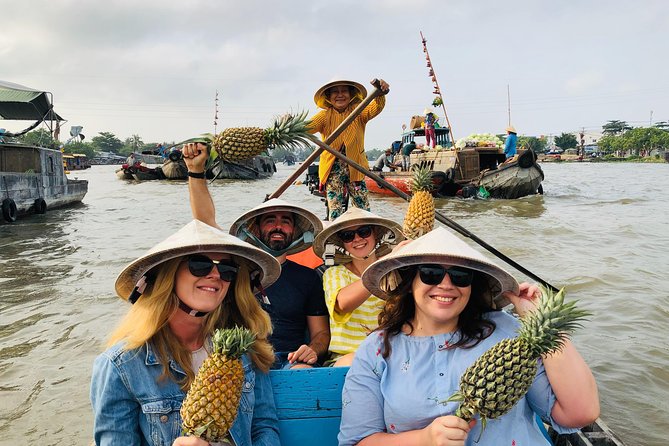 The hidden Fabulous Floating Market and Small Canal - Making rice paper at the noodle workshop