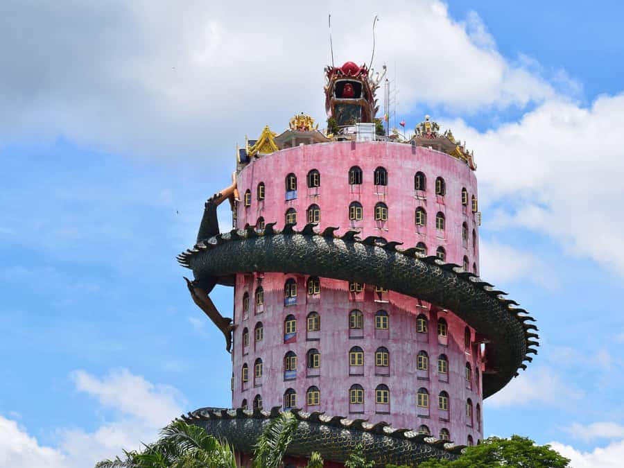 The Souls BKK: The Spirits of Dragons and Floating Market - Wat Samphran and the dragon’s long climb