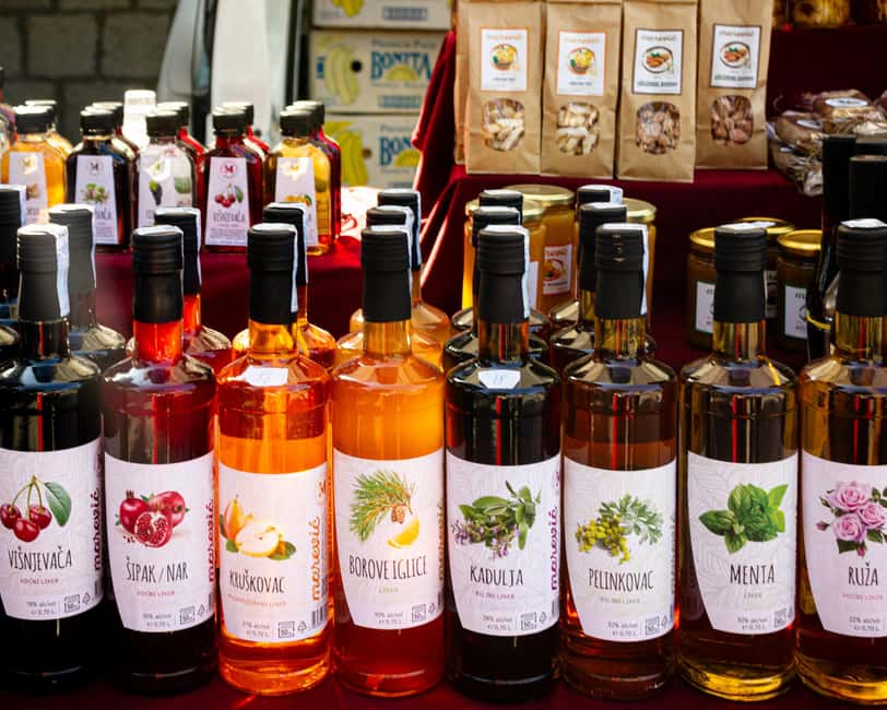 Three Lakes Tour (every day) / Tuesday Zadvarje Market - Food, drinks, and the human side of the tour