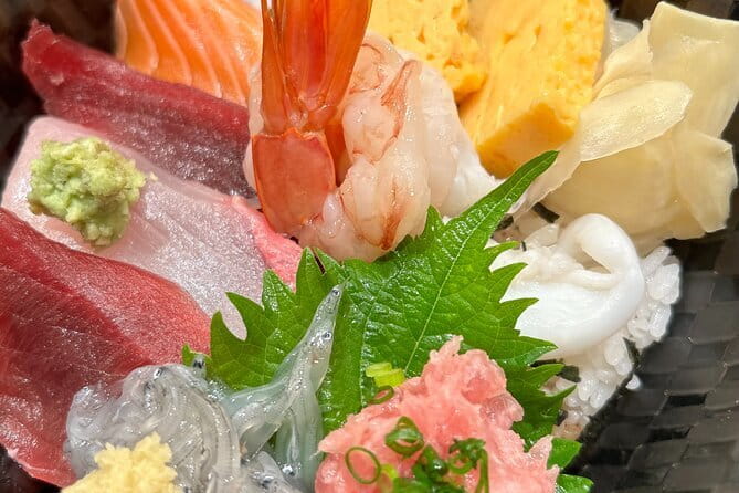 Tokyo Tsukiji Fish Market Food Tour: 15 Stops & Walk Local Street - Spending 90 minutes in Tsukiji Jogai Market