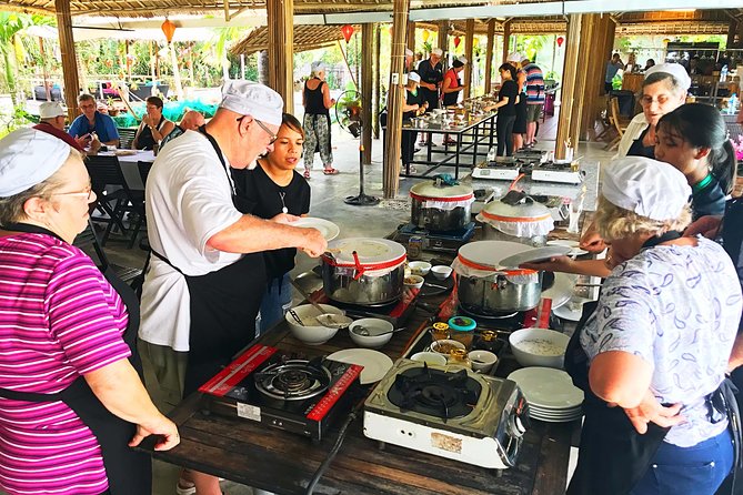 Traditional Cooking Class with Basket Boat Ride and market Tour - Basket boats and the Bay Mau coconut forest