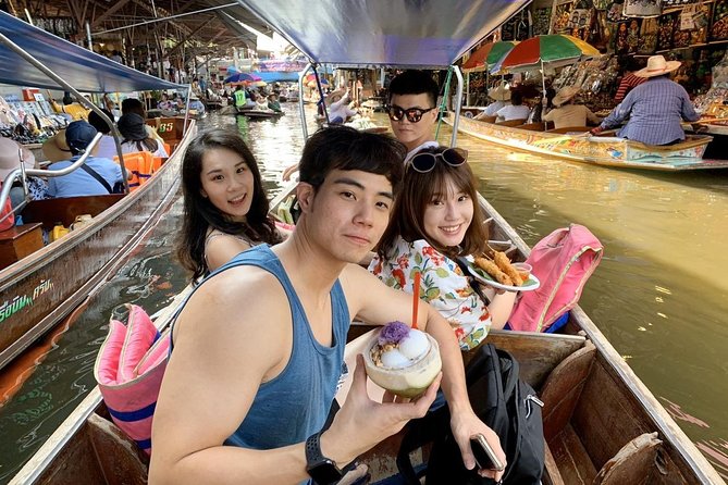 Train Market and Floating Market half day tour - Mae Klong Railway Market and the passing train