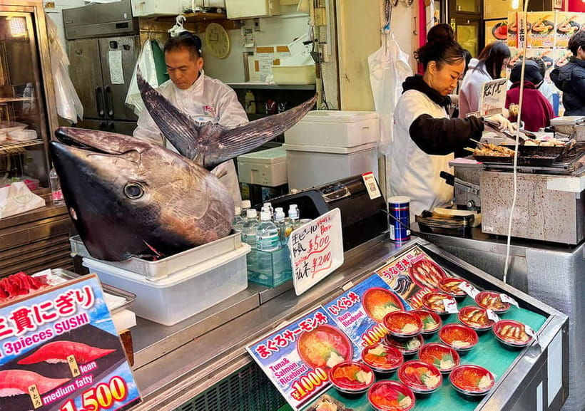 Tsukiji Fish Market: Street Food & Culture Walking Tour - A market visit that leaves room for your own choices