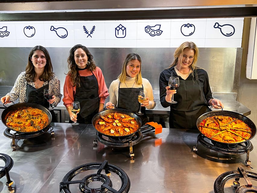 Valencia: Paella Cooking Class with Central Market Tour - Meeting near Plaza de la Virgen