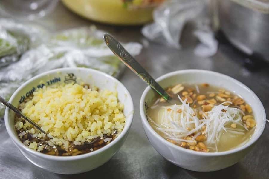 Weekend Hanoi Night Market & Street Food Tour - Fresh pho rolls and mixed pho rolls